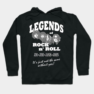 Legends of Rock 'N Roll (front & back print) Hoodie